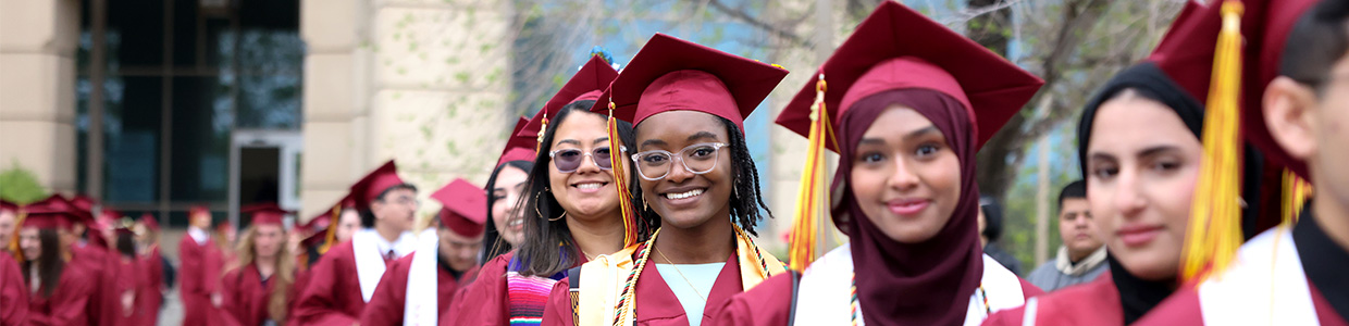 Students pose for a photo.