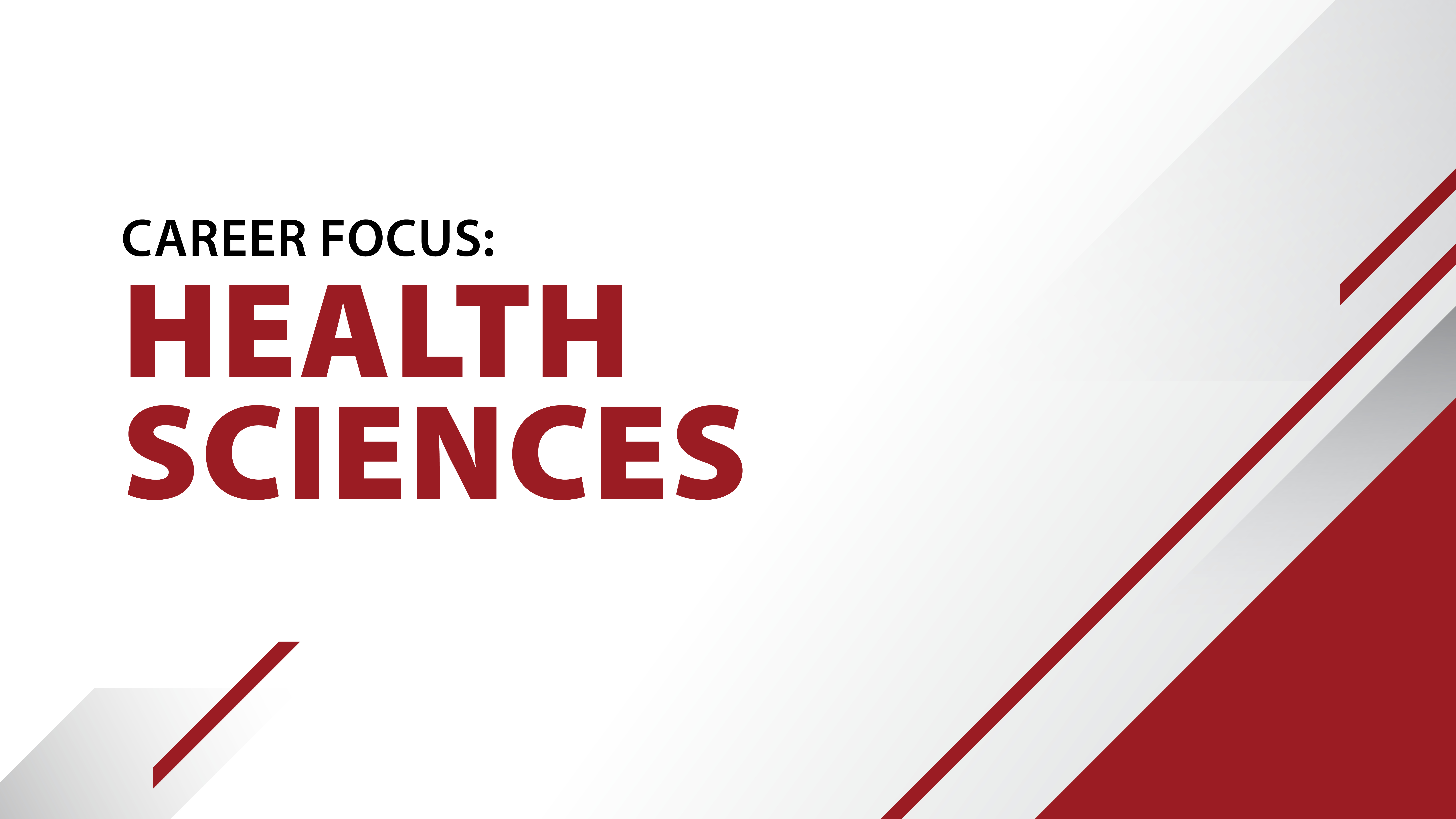 A graphic with a white and light gray background featuring diagonal red and gray design elements in the corners. The bold red and black text reads: 